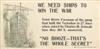 WILLIAM CAIRNS (DATES UNKNOWN). [ANTI-SALOON LEAGUE OF NEW JERSEY.] Group of 7 trolley cards. 1916. Each approximately 11x21 inches, 30